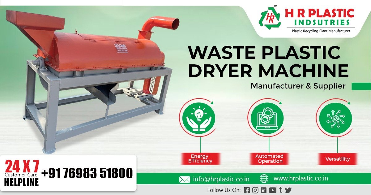 Exporter of Waste Plastic Dryer Machine in South Africa