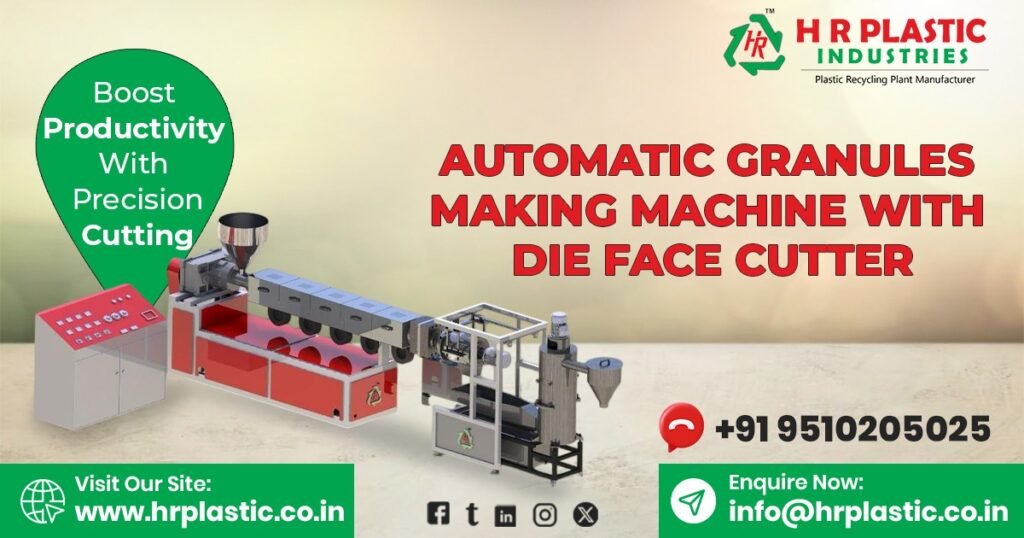 Automatic Plastic Granules Making with Die Face Cutter in Nigeria
