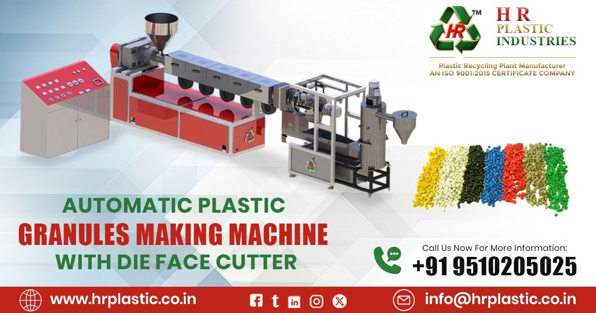 Automatic Plastic Granules Making Machine with Die Face Cutter in Brazil