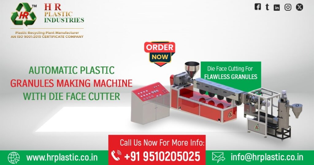 Automatic Plastic Granules Making Machine with Die Face Cutter in Philippines
