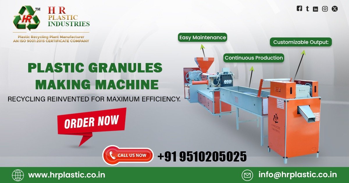 Plastic Granules Making Machine in Myanmar