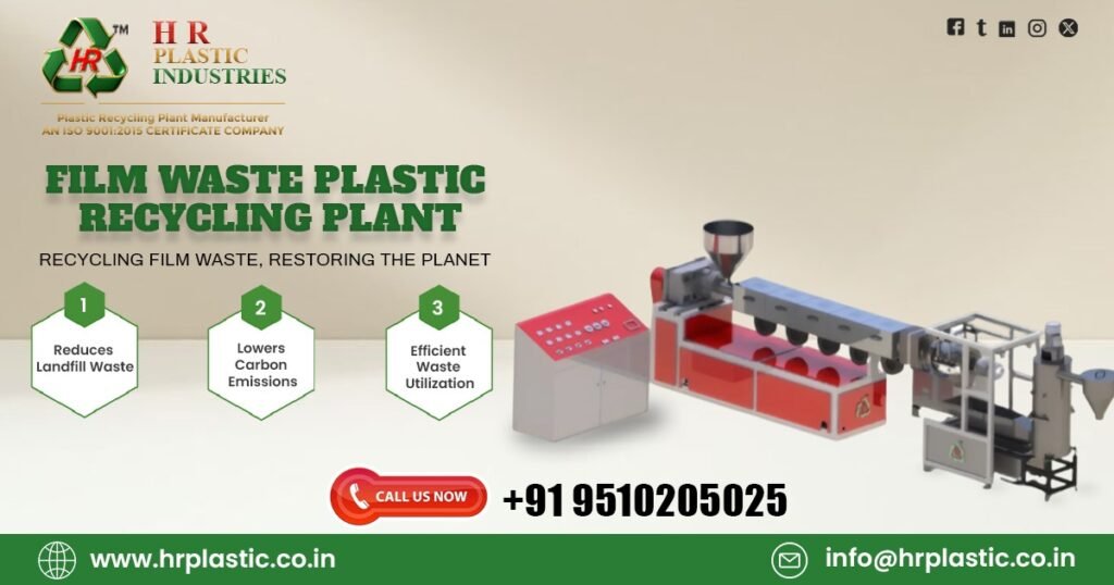 Film Waste Plastic Recycling Plant in South Korea