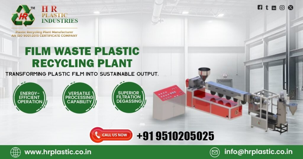 Film Waste Plastic Recycling Plant in South Korea