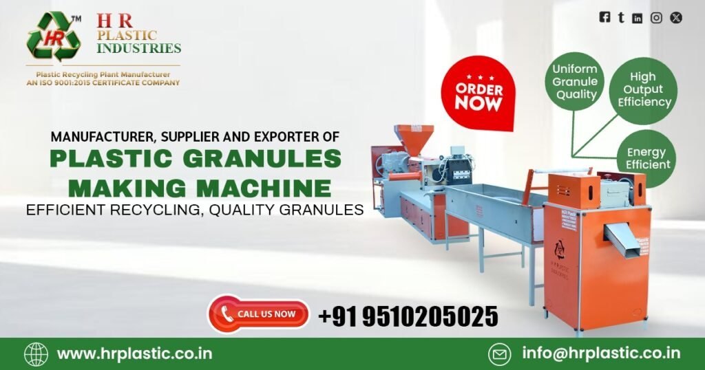 Plastic Granules Making Machine in Maharashtra