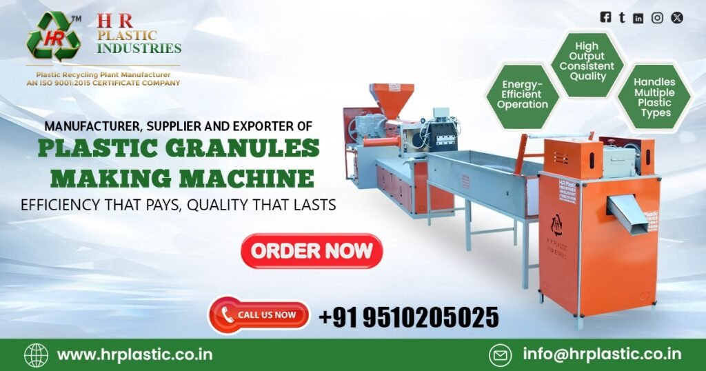Plastic Granules Making Machine in United States