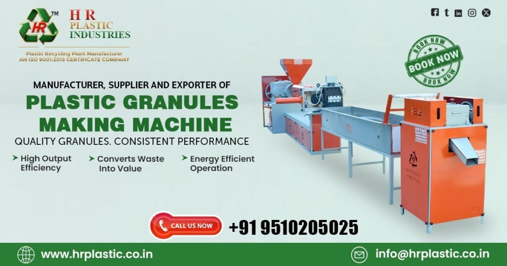 Plastic Granules Making Machine in Uttar Pradesh