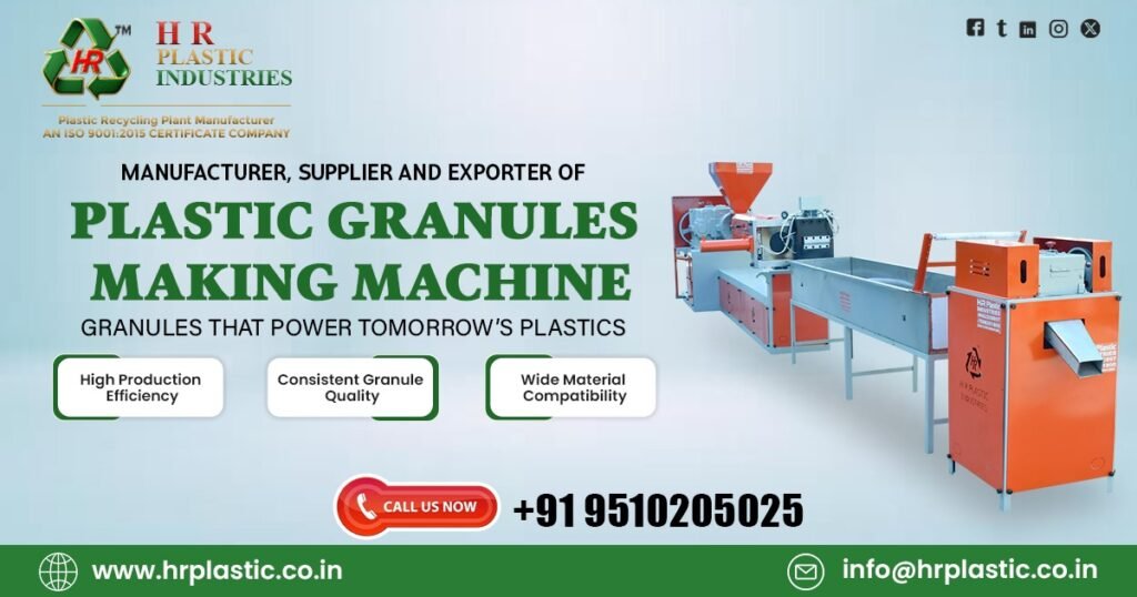 Plastic Granules Making Machine in Colombia