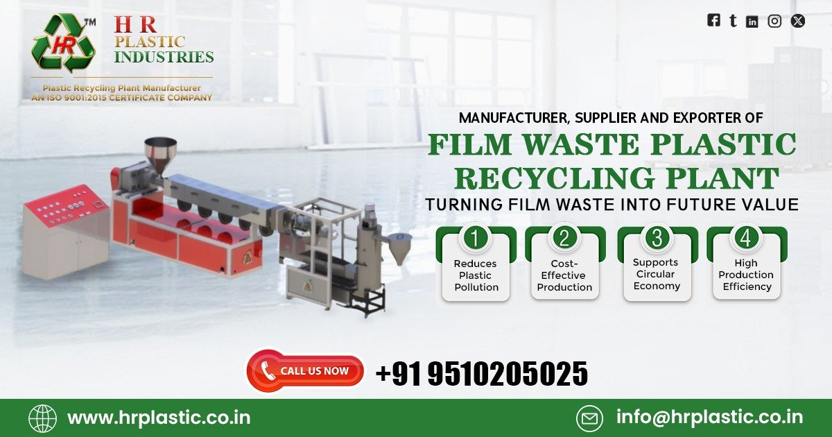 Film Waste Plastic Recycling Plant in Indonesia