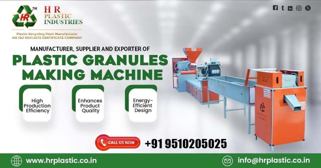 Plastic Granules Making Machine in Iraq