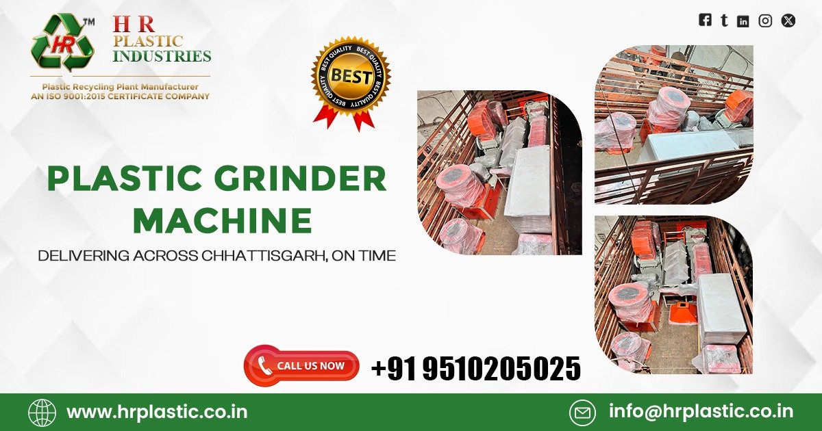 Plastic Recycling Machines Successfully Dispatched to Chhattisgarh