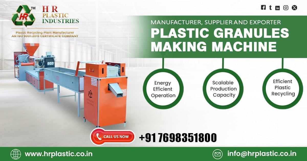Plastic Granules Making Machine in Gujarat