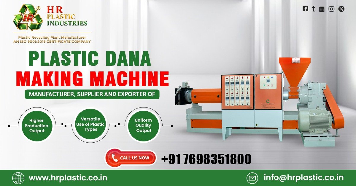 Plastic Dana Making Machine in Ahmedabad