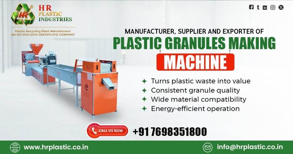 Plastic Granules Making Machine in Mexico
