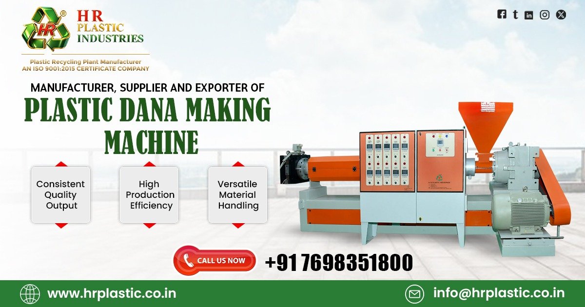 Plastic Dana Making Machine Supplier in West Bengal