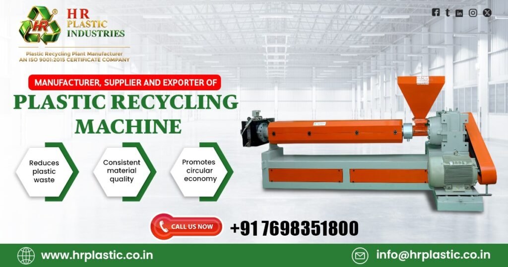 Plastic Recycling Machine Supplier in Rajasthan