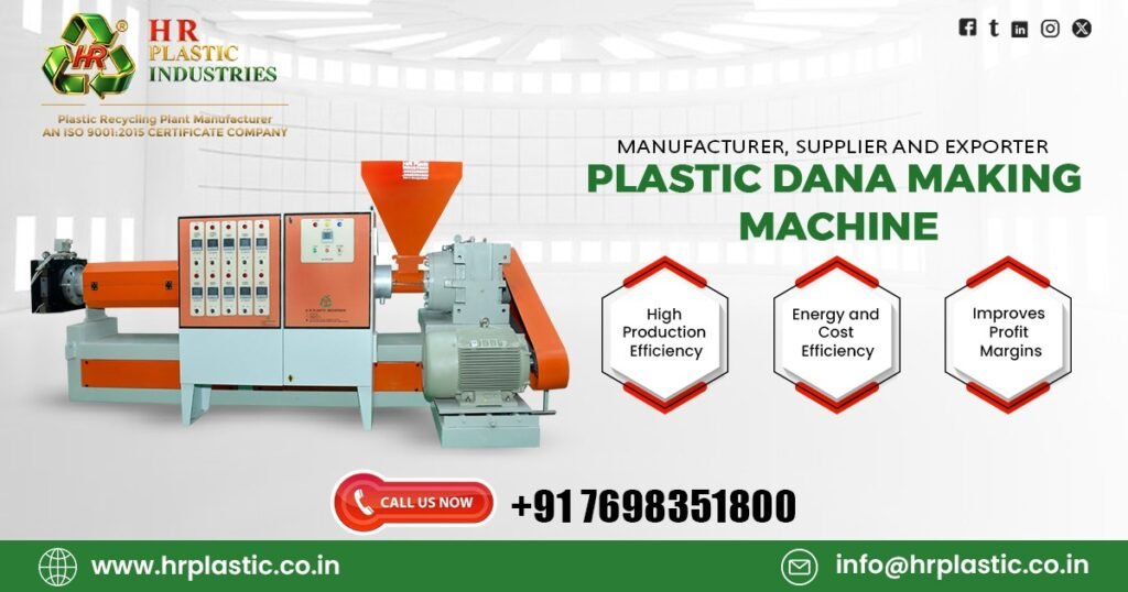 Trusted Plastic Dana Making Machine supplier in Gujarat offering durable, efficient, and high-performance plastic processing solutions.