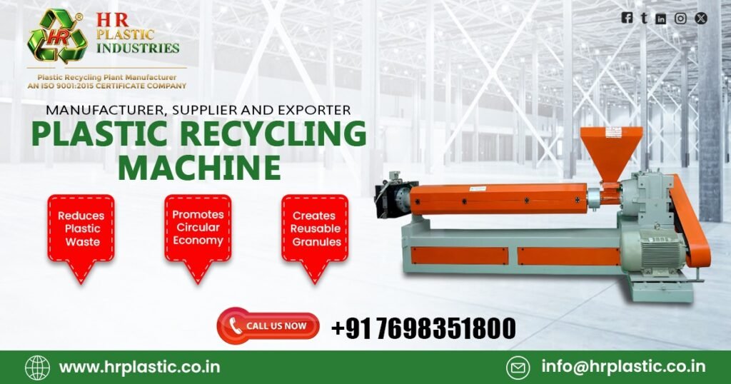 Plastic Recycling Machine Supplier in Manipur