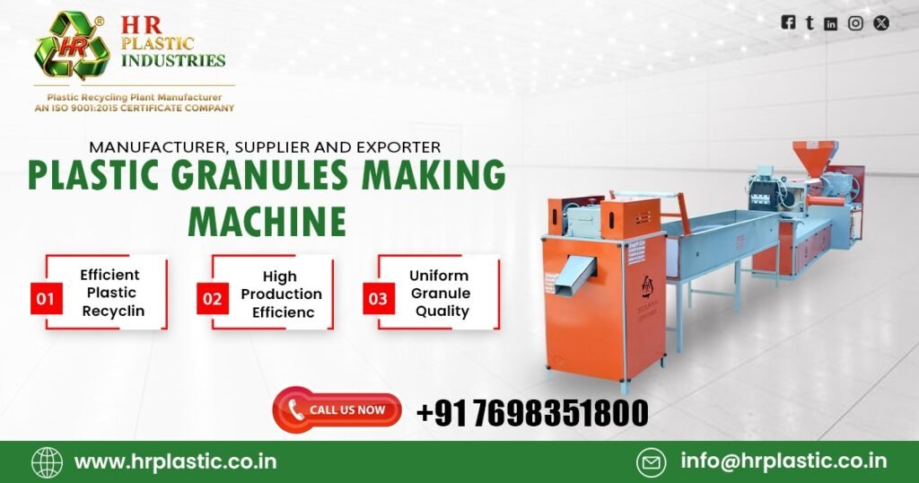 Supplier of Plastic Granules Making Machine in Chhattisgarh