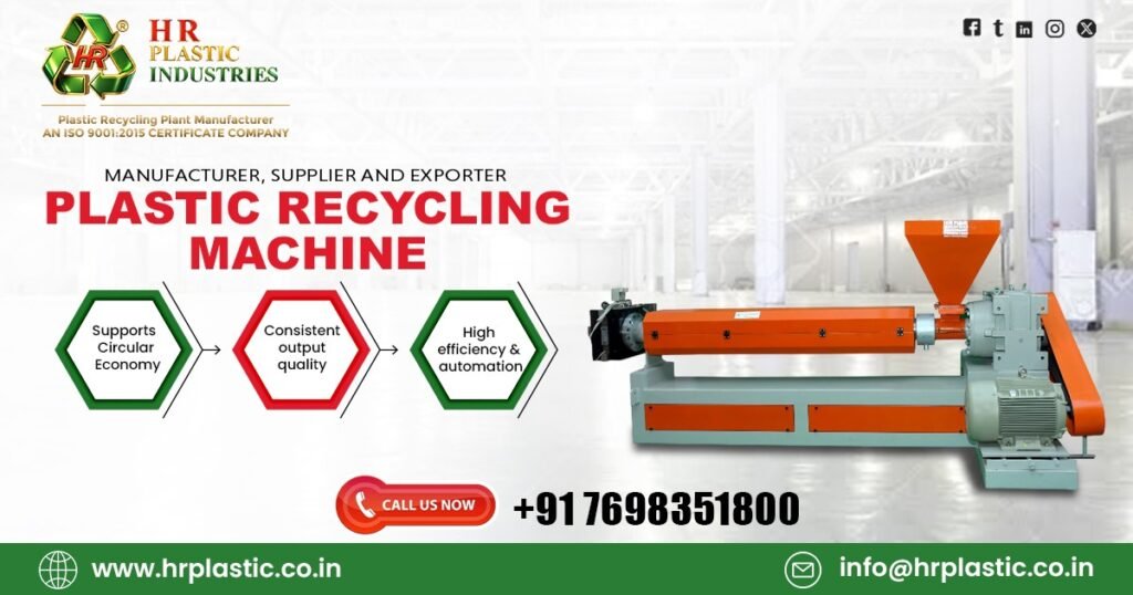 Plastic Recycling Machine Supplier in Punjab