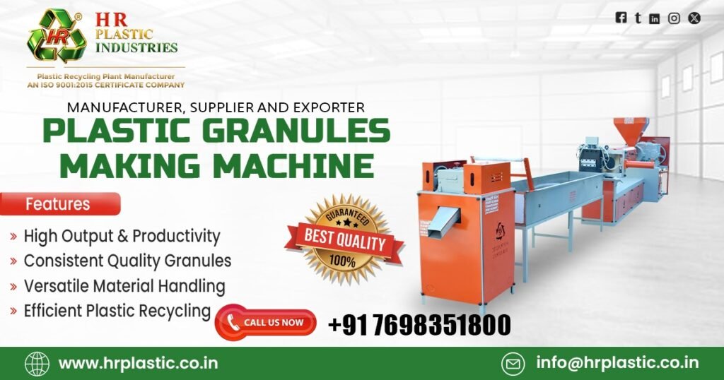 Plastic Granules Making Machine in Malaysia