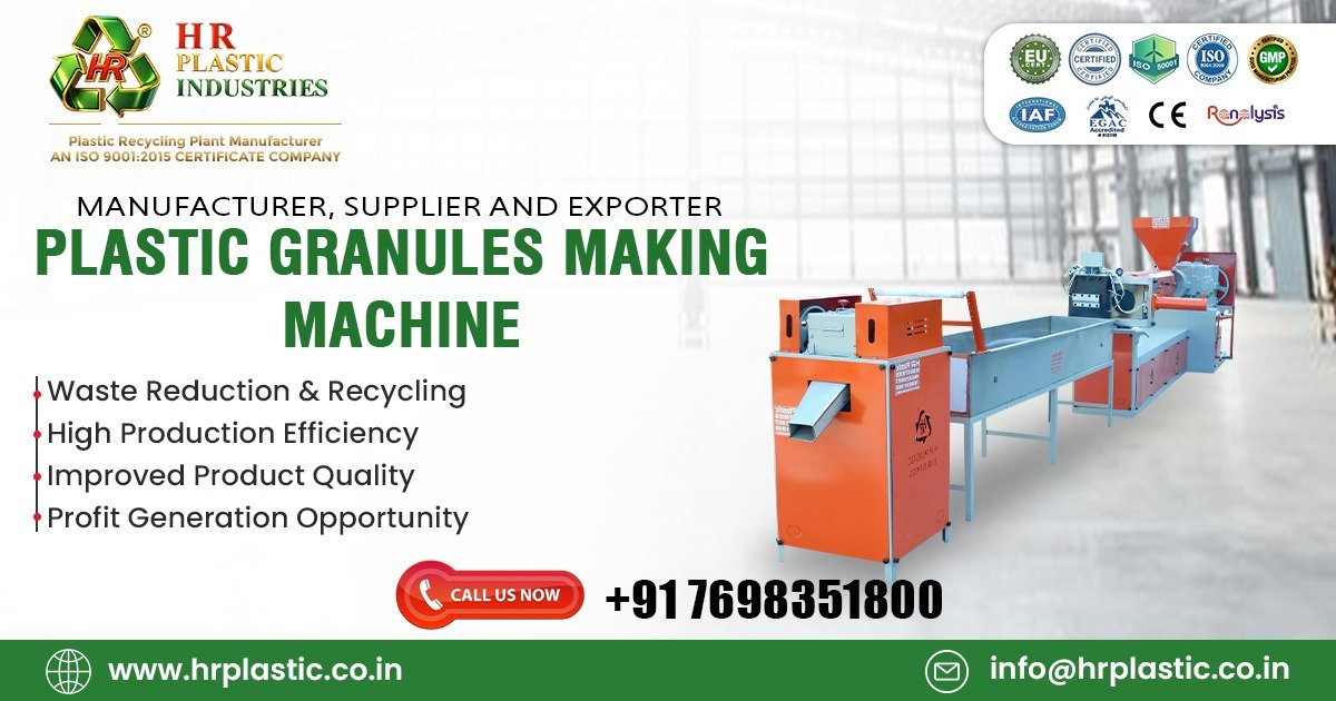 Supplier of Plastic Granules Making Machine in Madhya Pradesh