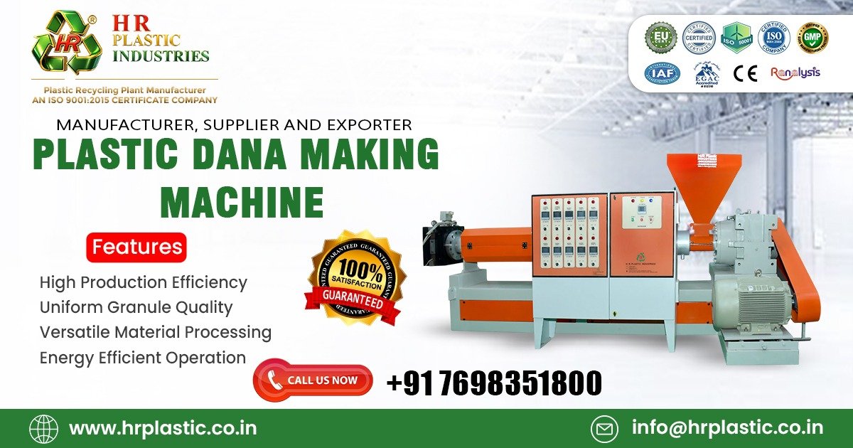 Supplier of Plastic Dana Making Machine in Uttar Pradesh