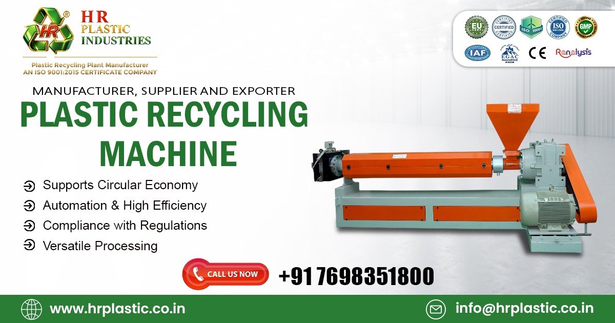 Supplier of Plastic Recycling Machine in Uttarakhand