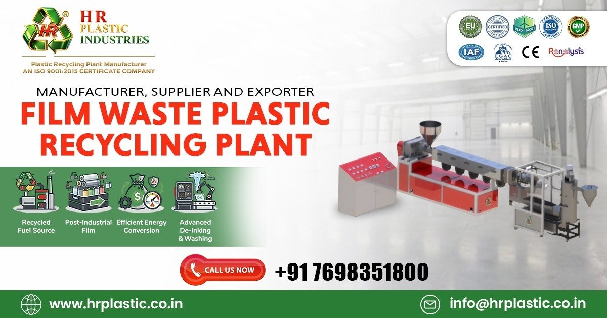 Film Waste Plastic Recycling Plant in Algeria machine by HR Plastic
