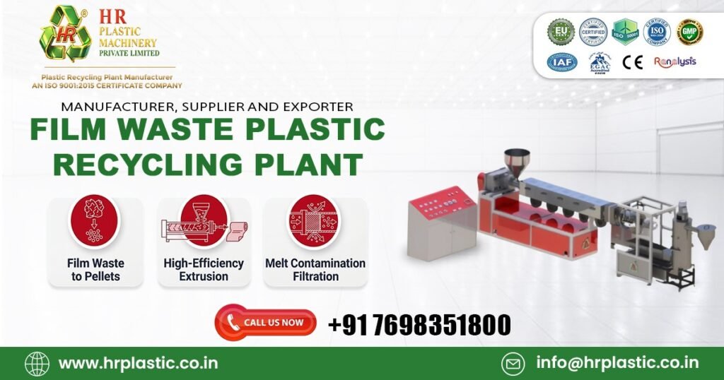 Film Waste Plastic Recycling Plant In Brazil by HR Plastic Industries