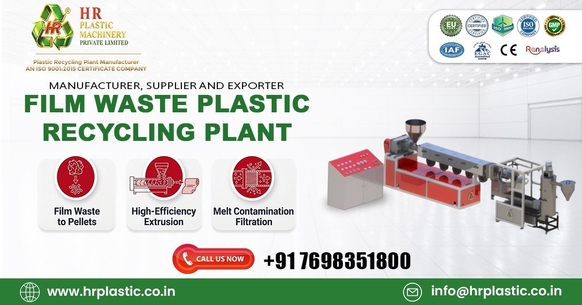 Film Waste Plastic Recycling Plant In Brazil by HR Plastic Industries