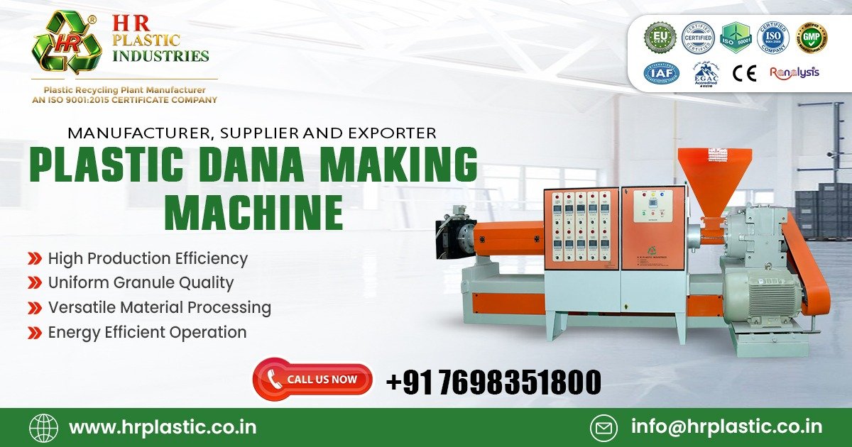 Supplier of Plastic Dana Making Machine in Goa by H.R. Plastic Industries