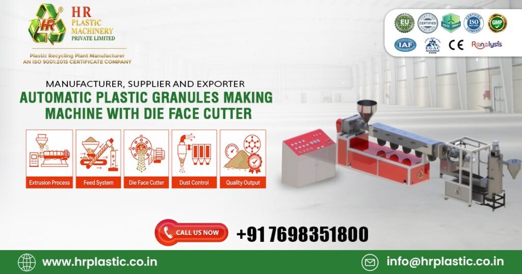 Automatic Plastic Granules Making Machine with Die Face Cutter in Somalia