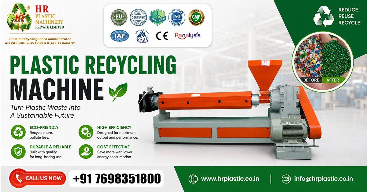 Plastic Recycling Machine Supplier In Ludhiana