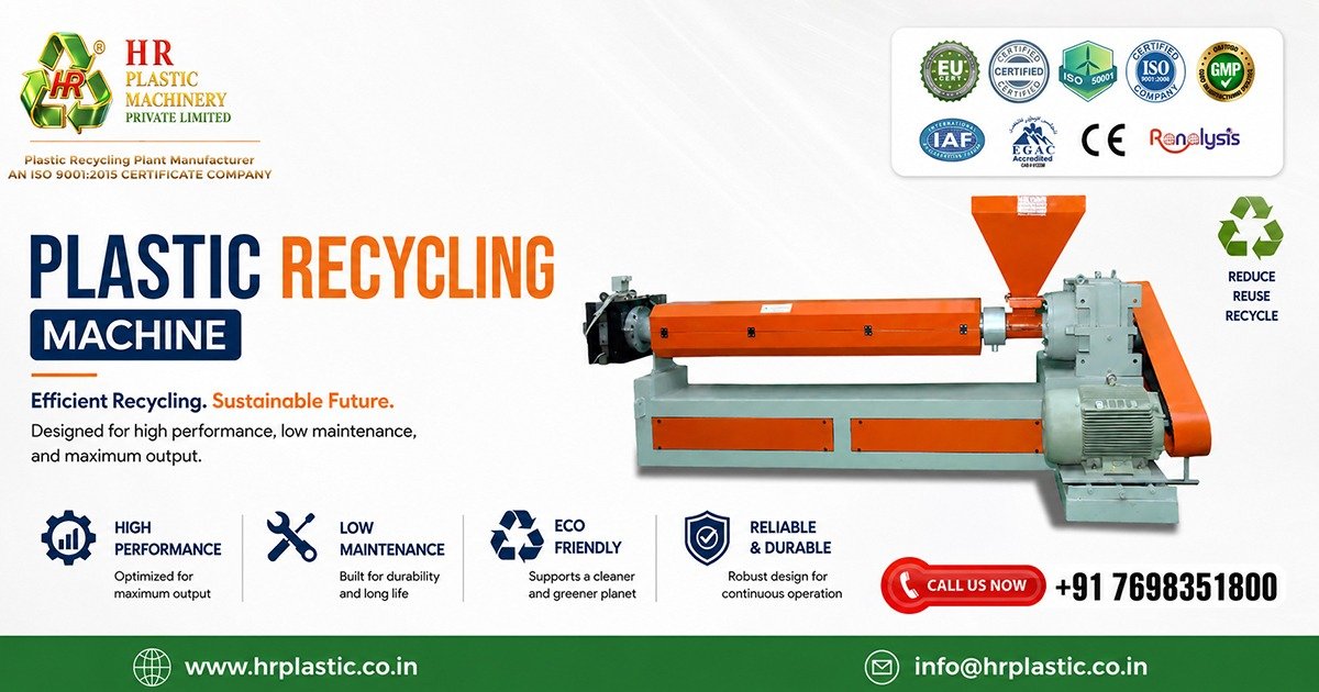 Industrial Plastic Recycling Machines In Tripura
