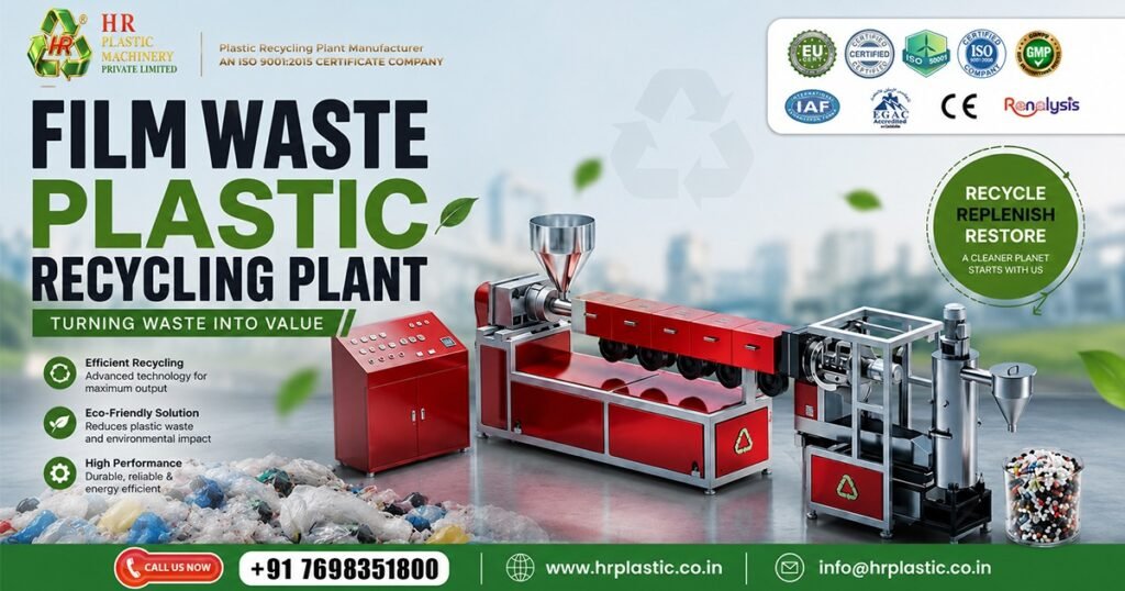 Advanced Film Waste Plastic Recycling Plant In United States