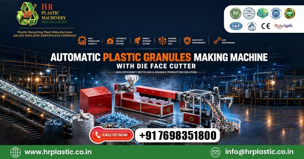 Fully Automatic Plastic Granules Making Machine – HR Plastic Industries