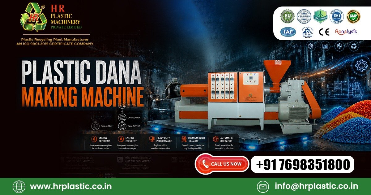 Plastic Dana Making Machine Manufacturer in Ahmedabad