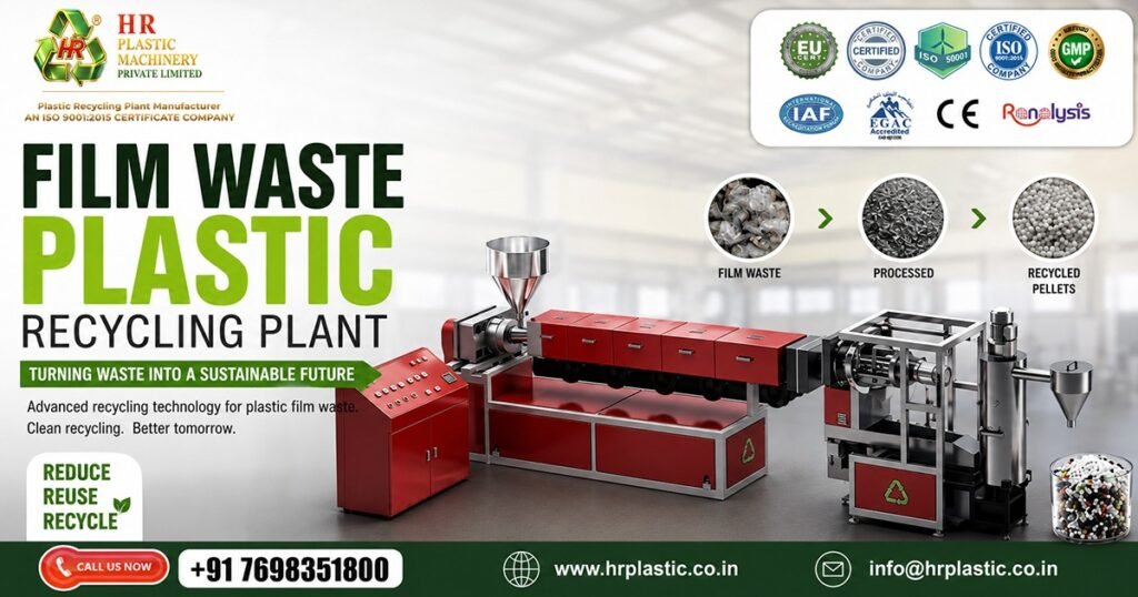 Film waste plastic recycling plant In Sri Lanka