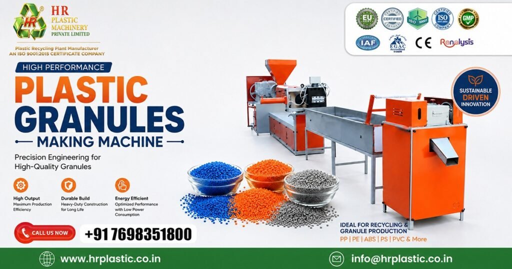 Plastic Granules Making Machine At Best Price In Sikkim