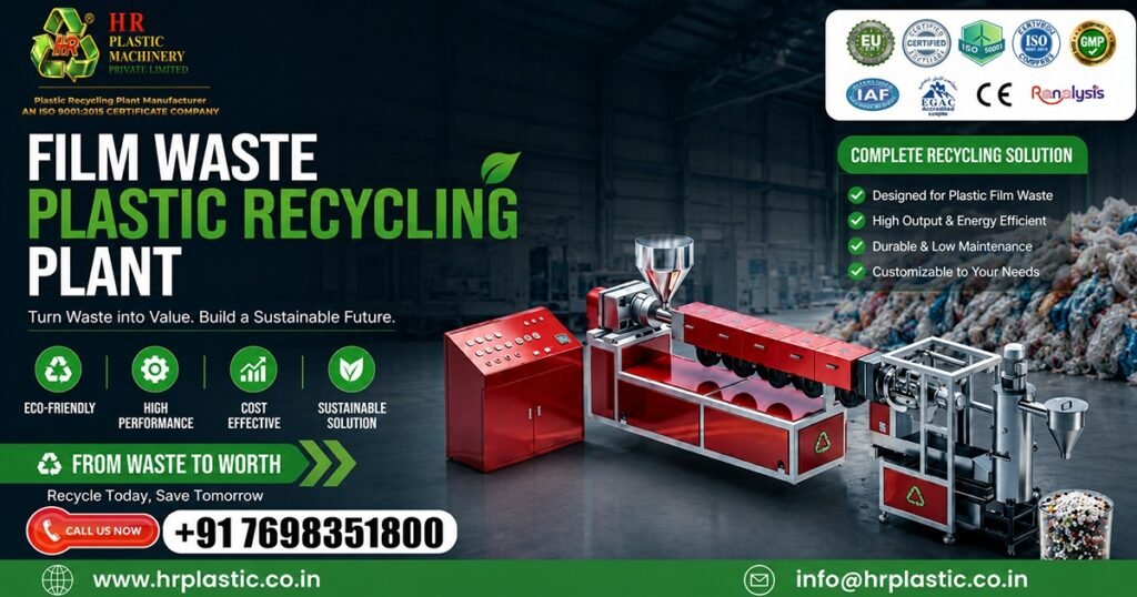 Film Waste Plastic Recycling Plant In Japan | HR Plastic Industries