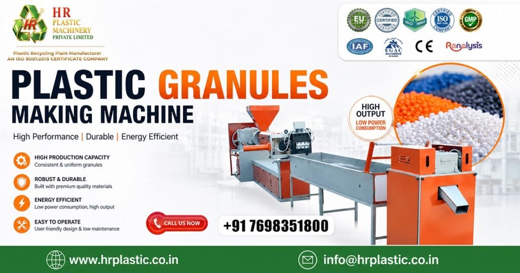 Buy Plastic Granules Making Machine In Manipur at Best Price