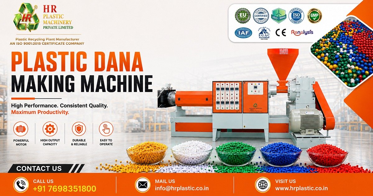 Plastic Dana Making Machine Manufacturer In India