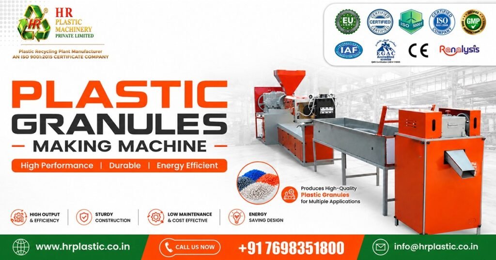 High Capacity Plastic Granules Making Machine In Kerala