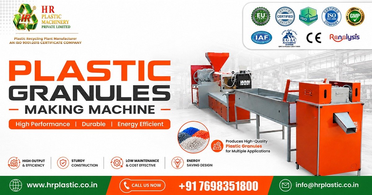 High Capacity Plastic Granules Making Machine In Kerala