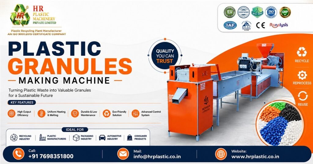 Plastic Granules Making Machine Supplier In Bihar